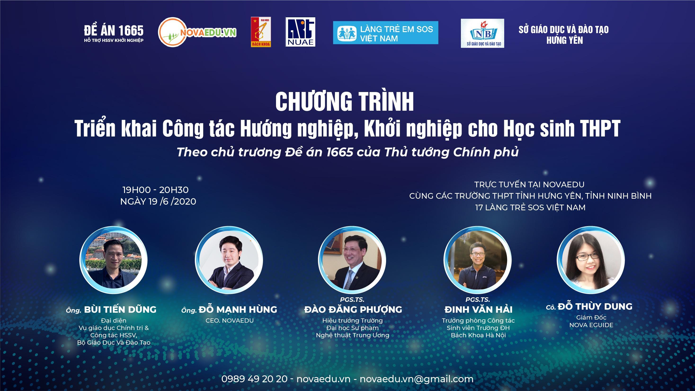 Chương trình chia sẻ định hướng ngành nghề trực tuyến